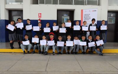 El Ministro de Justicia y Derechos Humanos, realizó la entrega de certificados a los estudiantes de la “Técnico FAP Manuel Polo Jiménez” por haber participado en el programa “MINJUS en tu escuela”